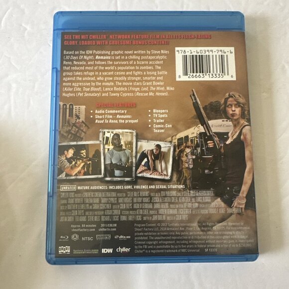 Steve Niles' Remains [Blu-ray] Like New! Lance Reddick Grant Bowler Apocalypse - Picture 2 of 7